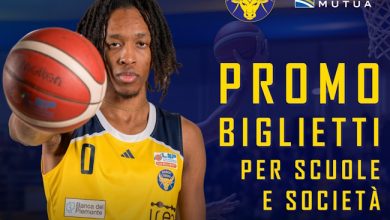 Basket Torino: promo biglietti per scuole e società sportive