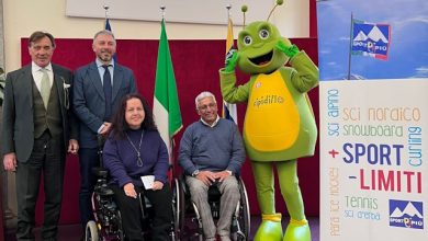 Cipidillo mascotte international Para Ice Hockey