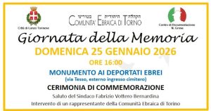 Giornata della Memoria 2026 Lanzo Torinese