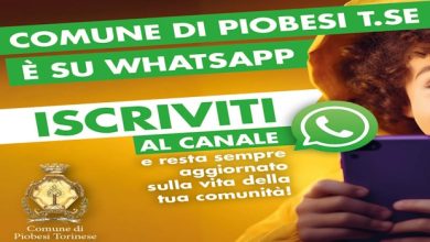 Comune di Piobesi Torinese canale WhatsApp