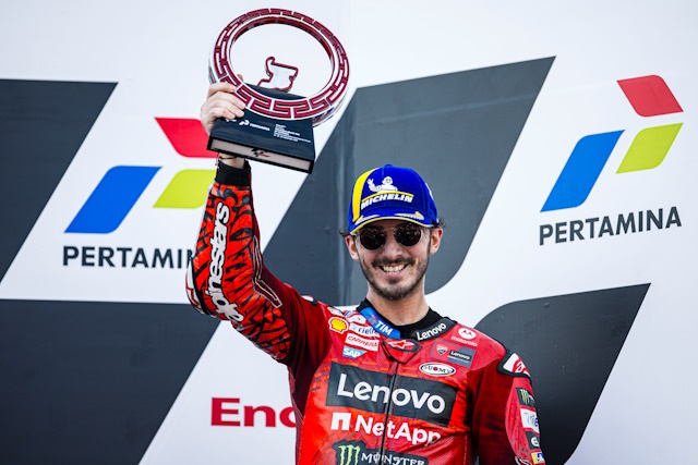 Mandalika Bagnaia terzo