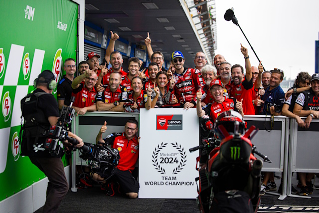 Ducati Titolo Mondiale Team MotoGP in Thailandia