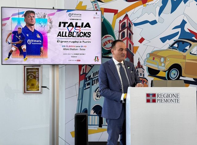 Cirio presentazione Italia All Blacks