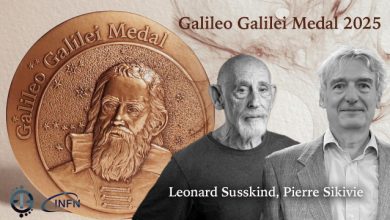 Medaglia Galileo Galilei Pierre Sikivie e Leonard Susskind