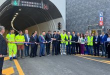 taglio nastro tunnel del Tenda