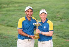 Edo Molinari con Luke Donald vittoria Ryder Cup Roma