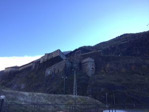 Falesia dei lupi Forte di Exilles