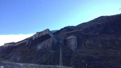 Falesia dei lupi Forte di Exilles