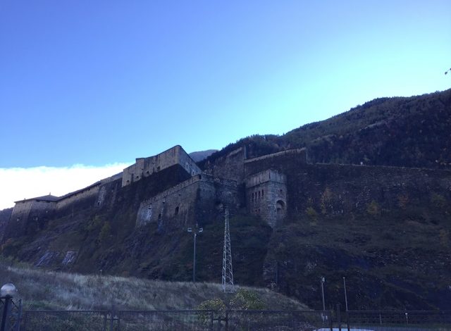 Falesia dei lupi Forte di Exilles