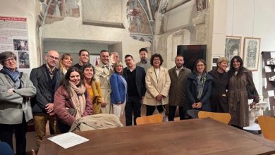 Restauratori del mosaico di Cacciapiatti