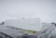 Artico inquinamento neve e ghiaccio