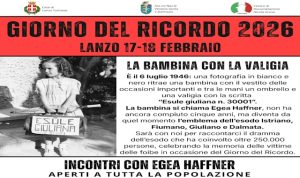 Giorno del Ricordo Lanzo Torinese ospita Egea Haffner