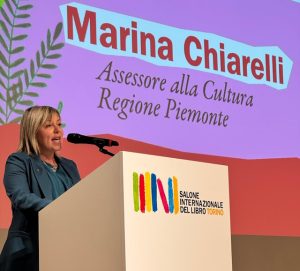 Marina Chiarelli conferenza Salone del Libro