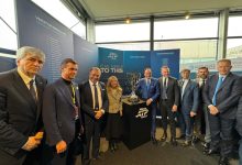 Giorgia Meloni allo spazio Piemonte Vinitaly