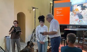 Museo Tazzetti premiazione Kiana Ghaherami