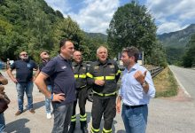 Incendi boschivi in Piemonte sopralluogo Cirio