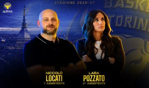 Locati e Pozzato staff tecnico Basket Torino