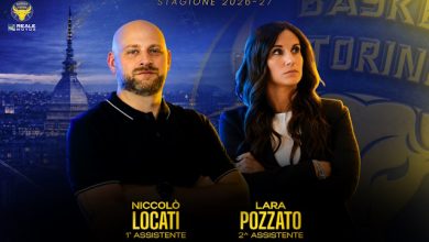 Locati e Pozzato staff tecnico Basket Torino