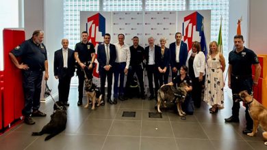 Unità cinofile al Grattacielo