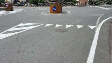 viabilità a sauze d'oulx rotonda via miramonti via clotes