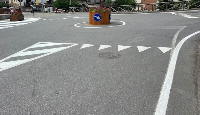 viabilità a sauze d'oulx rotonda via miramonti via clotes