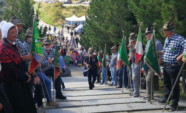 Festa degli Alpini a Cesana Torinese